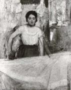 Woman ironing Edgar Degas